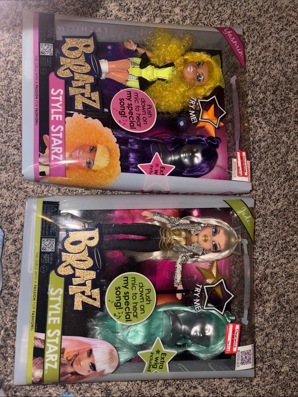 Bratz Style Starz Doll with Neon Yellow Outfit